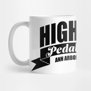 High Five Black Horizontal Mug